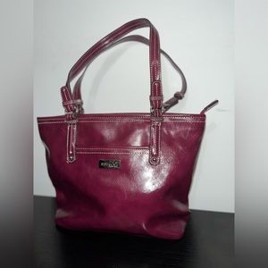 Wine leather pocket book